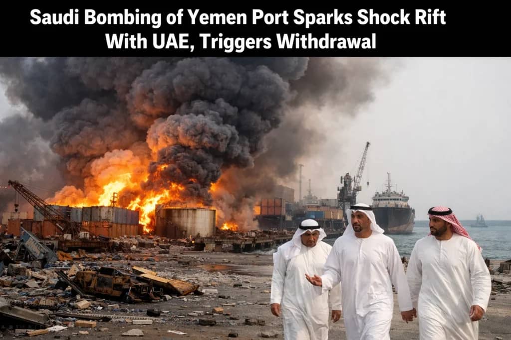 Saudi Strike on Yemen Port Triggers UAE Exit