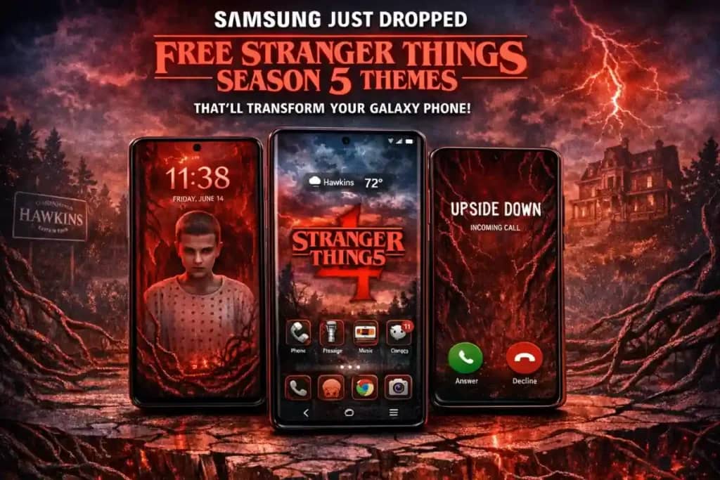 Samsung Stranger Things Free themes