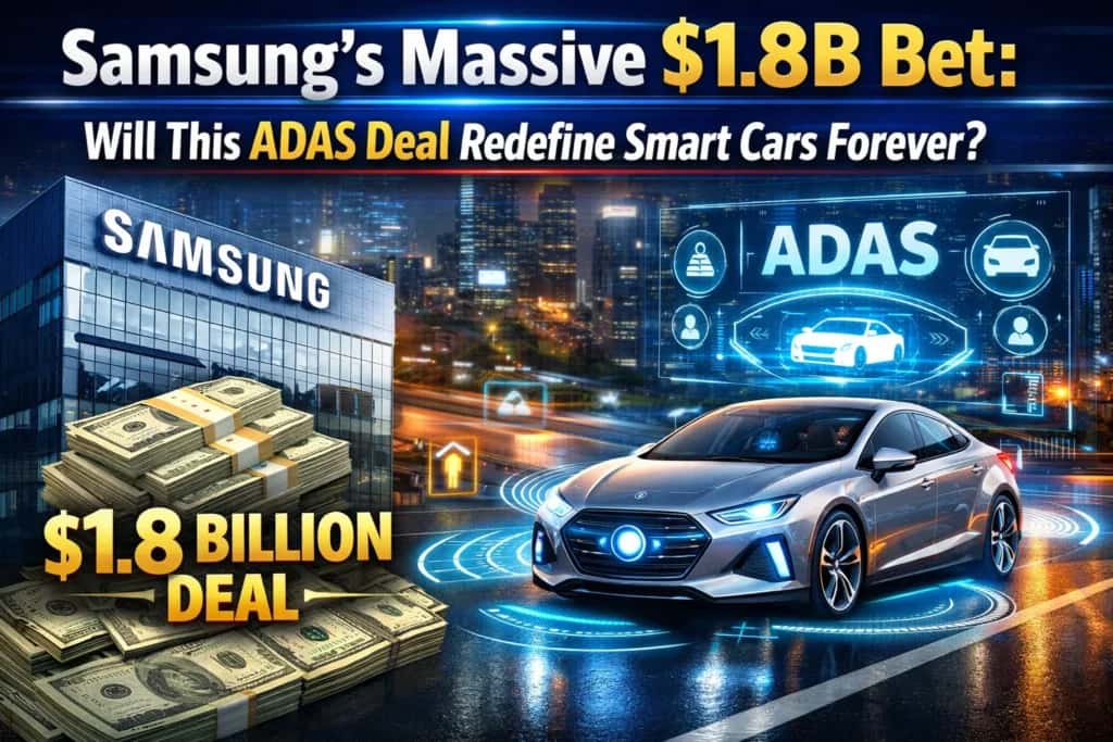 Samsung's Massive $1.8B Bet: Will This ADAS Deal Redefine Smart Cars Forever?