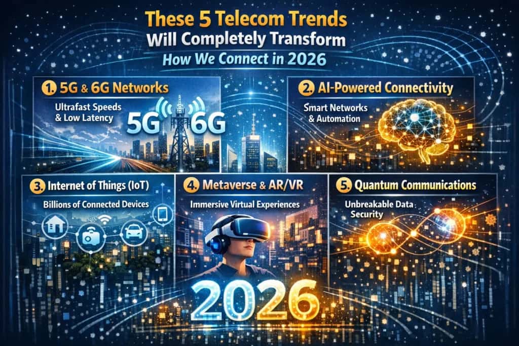 These 5 Telecom Trends Will Completely Transform How We Connect in 2026
