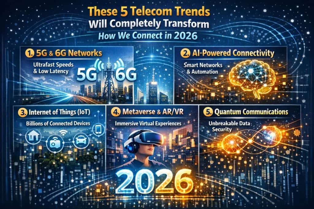 These 5 Telecom Trends Will Completely Transform How We Connect in 2026