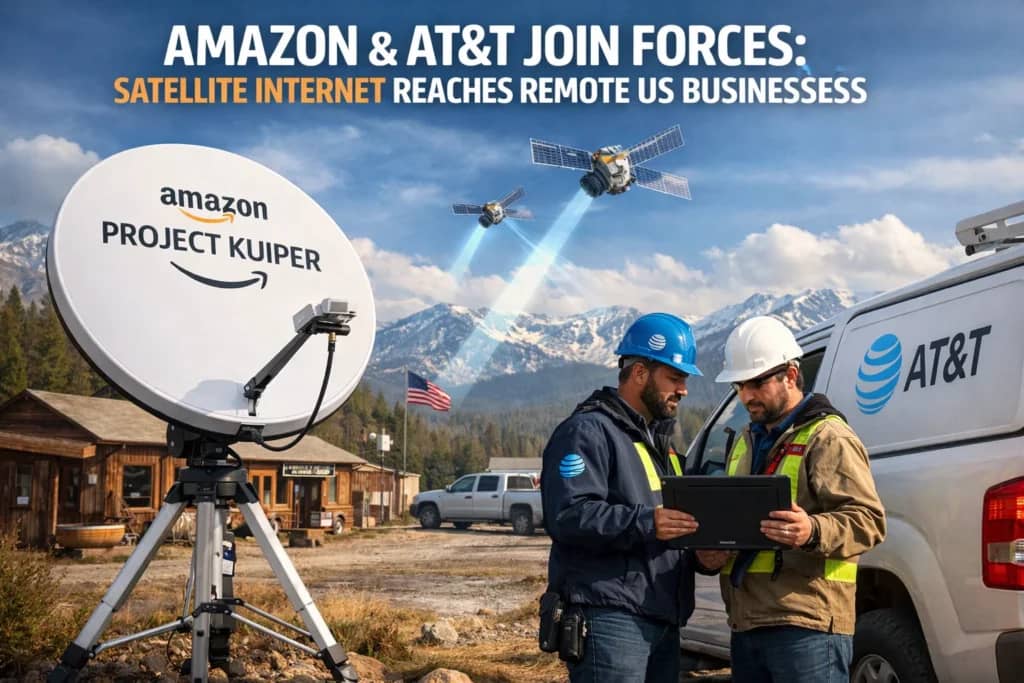 Amazon and AT&T Join Forces: Satellite Internet Reaches Remote US Businesses