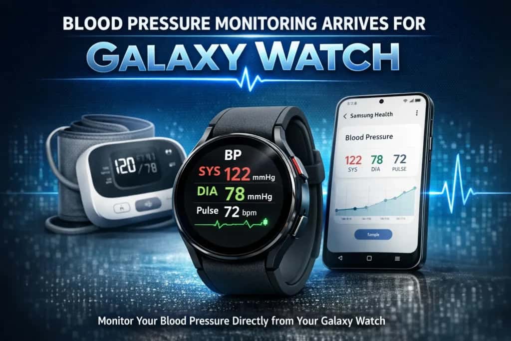 Blood Pressure Monitoring Finally Arrives for Galaxy Watch Users in the US